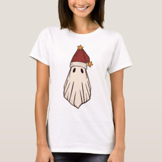 T-shirt Retro Ghost Père Noël Noël Noël Noël Noël Noël Noë