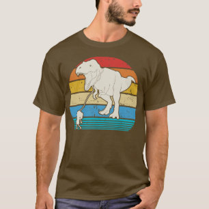 T-shirt Retro Girl Led TRex Dinosaur animal de compagnie s