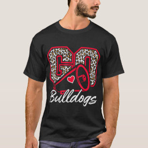 T-shirt Retro Go Bulldogs Style Vintage Classique