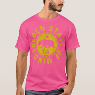 T-shirt Rétro Golden State of Mind California Home Love