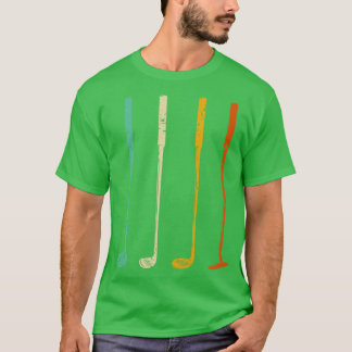 T-shirt Retro Golf Clubs Design pour Golf Player Golfer
