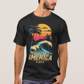 T-shirt Retro Golfe D'Amérique Est 2025 Américain