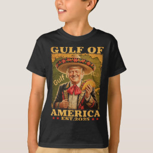 T-shirt Retro Golfe De L'Amérique Américaine Mexique Drôle