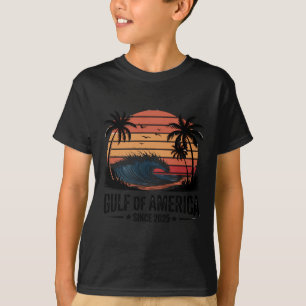 T-shirt Rétro golfe de nous Amérique 2025 Drapeau américai