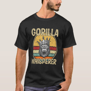T-shirt Retro Gorilla Whisperer
