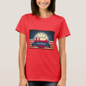 T-shirt Retro Grand Rapids Michigan Skyline (Devant)