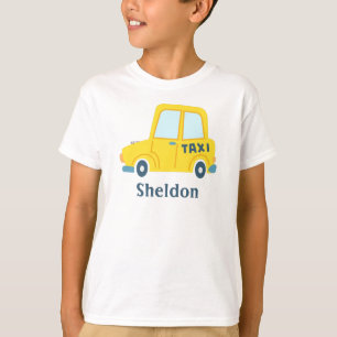 T-shirt Retro grand taxi jaune personnalisez