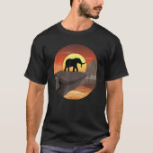 T-shirt Retro Graphic Animal Keeper Zoo Keeper Animal Zoo (Devant)