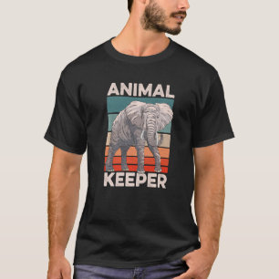 T-shirt Retro Graphic Animal Keeper Zoo Keeper Animal Zoo
