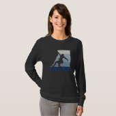 T-shirt Retro Graphic Climbing Bouldering Rock Climber Mou (Devant entier)