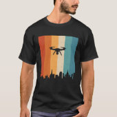 T-shirt Retro Graphic Drone Flying Quadcopter Pilot RC Dro (Devant)