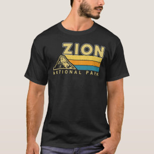 T-shirt Retro Graphic Travel Vintage Zion National Park