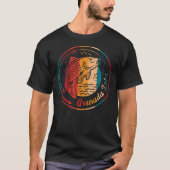 T-shirt Retro Grenade Lac Pêche (Devant)