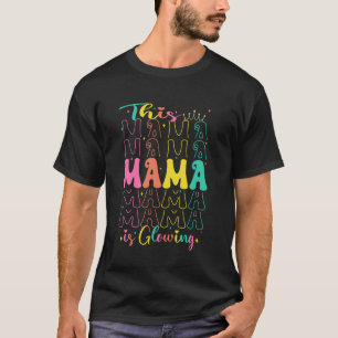 T-shirt Rétro Groovy Cette Mère Brille Maman Fête Des Mère