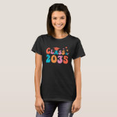 T-shirt Retro Groovy Class of 2035 Grow With Me Class Back (Devant entier)