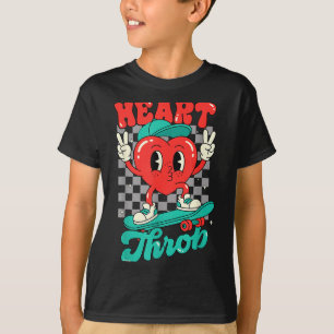 T-shirt Rétro Groovy Coup de Foudre Saint-Valentin Tout-Pe