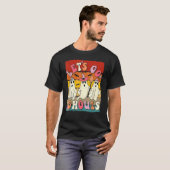 T-shirt Rétro Groovy Let's Go Ghouls Halloween Ghost Outfi (Devant entier)