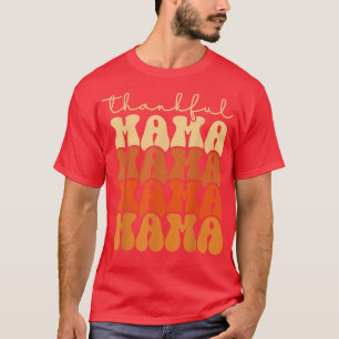 T-shirt Rétro Groovy Maman Reconnaissant Maman Drôle D'Aut