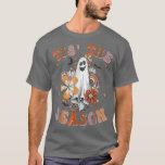 T-shirt Retro Groovy Tis The Season Pumpkin Ghost Hippie H<br><div class="desc">Retro Groovy Tis The Season Pumpkin Ghost Hippie Halloween870  .</div>