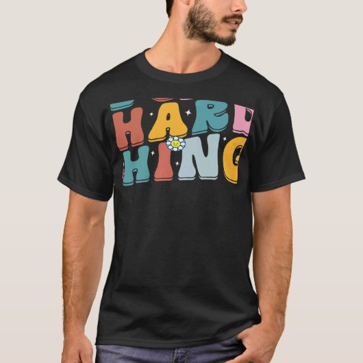 T-shirt Retro Groovy We Can Do Hard Things Back To School (Devant)