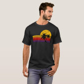 T-shirt Retro Grunge Palm Tree Sunset Tropical Beach Men W (Devant entier)