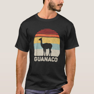 T-shirt Retro Guanaco El Salvador Pupusas Vintage alimenta