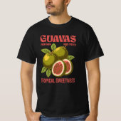 T-shirt Retro Guavas Fruit Commercial Graphisme Art Style (Devant)