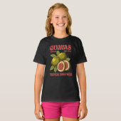 T-shirt Retro Guavas Fruit Commercial Graphisme Art Style (Devant entier)