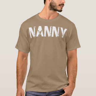 T-shirt Retro Guitariste Mère Nanny Guitare Fête des Mères