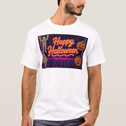 T-Shirt Rétro Halloween (Devant)