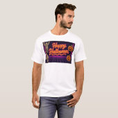 T-Shirt Rétro Halloween (Devant entier)