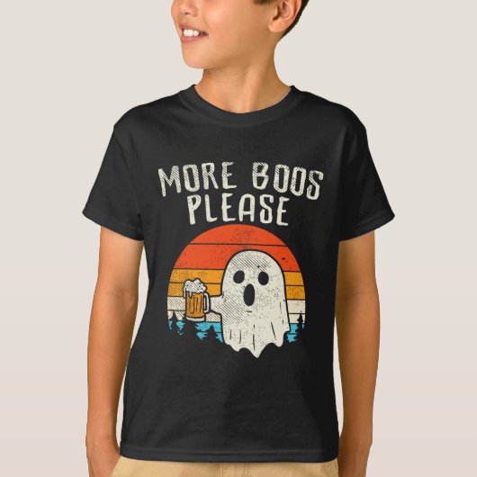 T-shirt Retro Halloween Drinki (Devant)