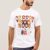 T-shirt Retro Halloween | L'humeur Déplaisante allumée (Devant)