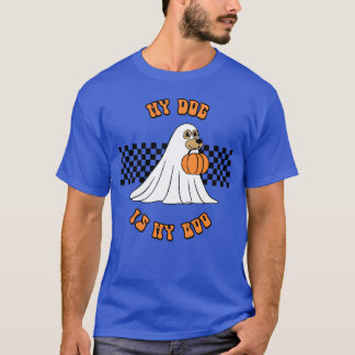 T-shirt Retro Halloween Mon chien est Mon Boo Halloween vi