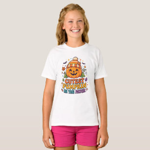 T-shirt rétro Halloween pour enfants, Petit gars e
