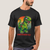 T-shirt Retro Halloween Zombiesaurs Dinosaure Trainer T Re (Devant)