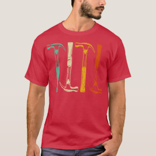 T-shirt Retro Handyman Tools Hammer penter