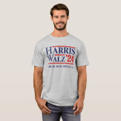 T-shirt Retro Harris Walz '24 - Vérité Espoir Décence (Devant entier)