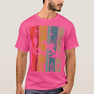 T-shirt Retro Hiker Aventure Lover Camping extérieur Mount