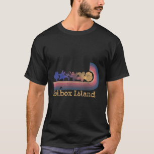T-shirt Rétro Holbox Île Fleurs Tropicales Style 80's Mail