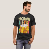 T-shirt Retro Home Brewing Craft Beer Microbrew Hops Beer (Devant entier)