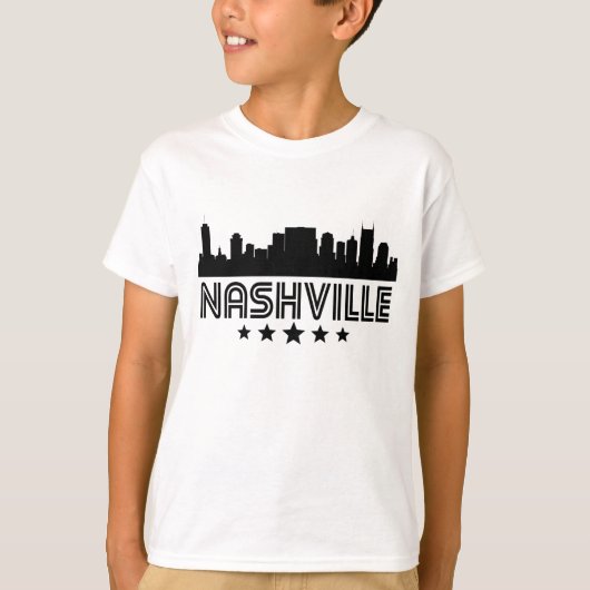 T-shirt Rétro horizon de Nashville (Devant)