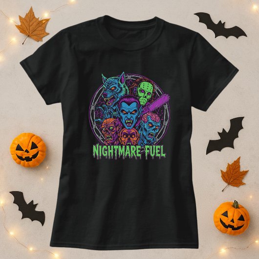 T-shirt Retro Horror Nightmare Cadeau pour les fans Monste