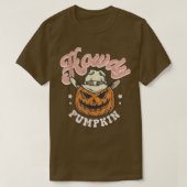 T-shirt Retro Howdy Citrouille Automne Automne Western Gho (Design devant)