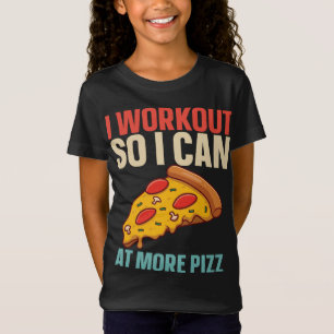 T-Shirt Retro I Entraînement Pour Que Je Peux Manger Plus