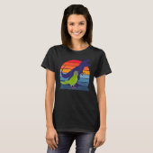 T-shirt Retro I Tyrannosaurus Rex I hurle Dusky head (Devant entier)