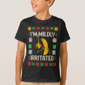 T-shirt Retro I'm Mildly Irritated Marcus The Worm Christm (Devant)