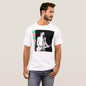 T-shirt Rétro image principale QWERTY de bande (Devant entier)