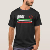 T-shirt Retro Iranian Pride National Flag Of Iran (Devant)
