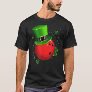 T-shirt Retro Irlandais Casquette Shamrock Bowling Sports